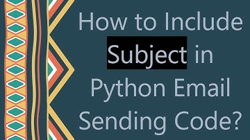 How to Include Subject in Python Email Sending Code?