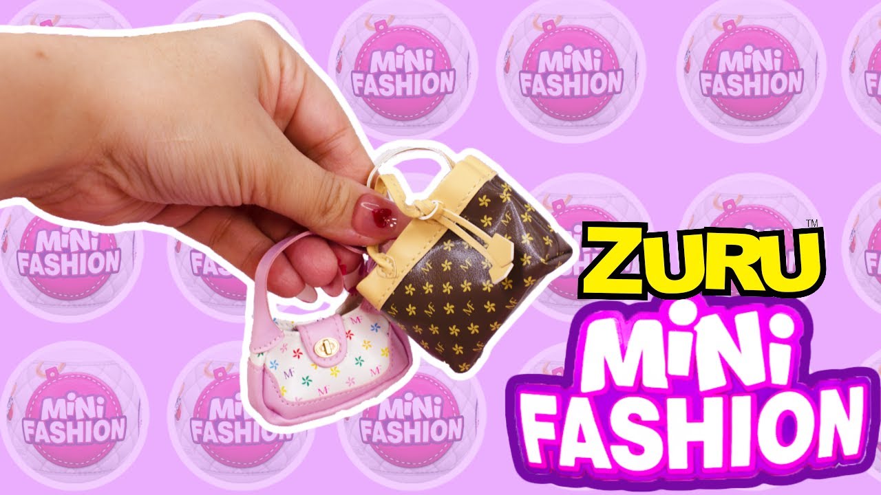 ZURU Fashion Minis Real Fabric Purses, Makeup & Accessories! Rare