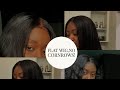 NO CORNROWS UNDER WIG TUTORIAL | HOW TO GET A FLAT WIG WITH NO CORNROWS ON TYPE 4 HAIR