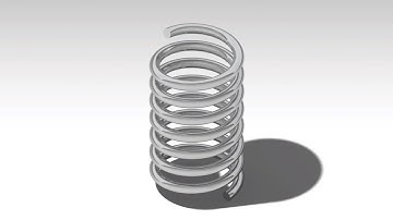 CATIA how to make a spring