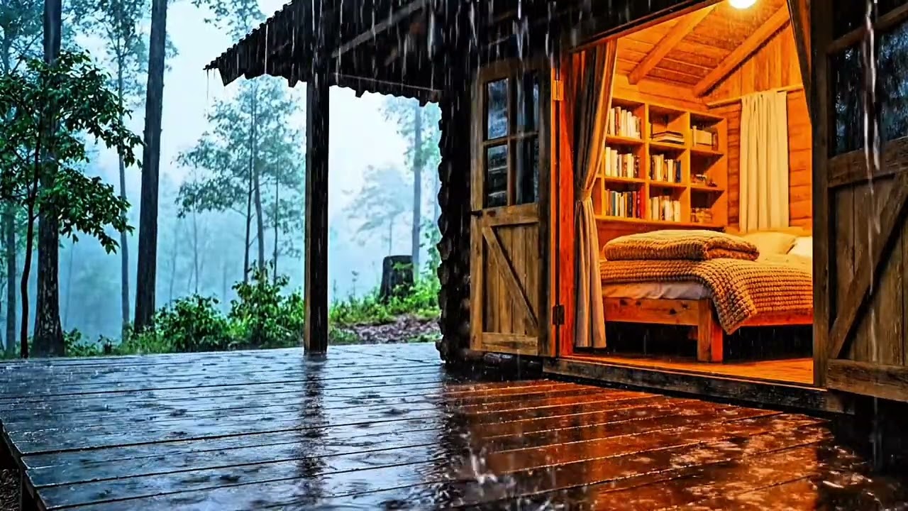3 Hours Rain & Romantic Guitar 🌧️🎸 | Deep Relaxation, Sleep & Study Ambience #quietatmosphere 