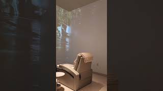 reboot lounge for chair massage of lapis wellness spa of fontainebleau hotel.