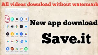 #TechnicalManish #saveit downloaderapp  New app save it downloader app 2020 How to download video screenshot 1
