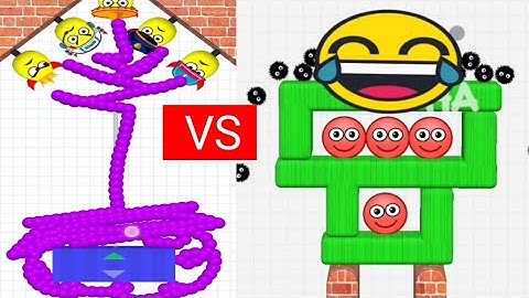 Draw To Smash Logic Puzzle Game VS Hide Ball Brain Teaser Game | Hiding Ball Under Cups Game