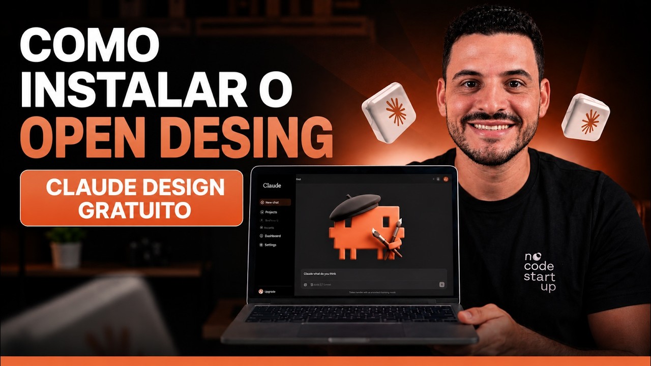 Como Instalar e Usar o Open Design — Tutorial Completo (Passo a Passo pra Iniciante)