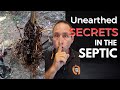 Blocked Drain 420 - Unearthed Secrets: Exploring Roots in a Septic Trench!