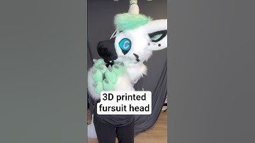 I made a 3d printed fursuit #furry #fursuitmaker