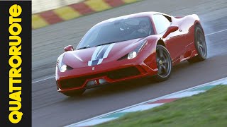 Ferrari 458 speciale, prova su pista e sound del motore by
quattroruote. iscriviti al canale ufficiale di quattroruote
www./user/quattroruotetv se...