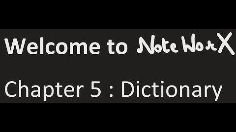 Introduction to Python Programming | Ch 5 : Dictionaries| From Automate the Boring Stuff with Python