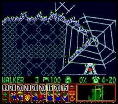 Lemmings - Fun Level 25 Solution