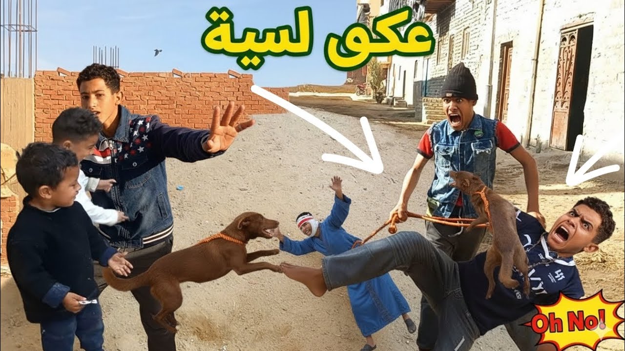 لما الاخ الصغير يجيب كلب يدخل المنزل ويخوف بيه الجيران🐕/ محمدجمعة 1