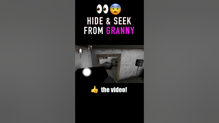 When hide and seek gone wrong in Granny 😱👀 #shorts #granny #granny3