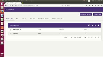 How to rename SQLite Database Table in SQLite MyAdmin - Android
