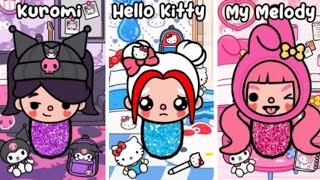 картинка: Мы тройняшки, но нам нравятся разные вещи ❤💜💗 | Toca Boca Life World