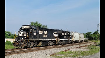 NS P77 returning into Columbia with nice RS3L on slug set