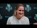 This is Liberty Basketball | Fiebich, Gardner, Ionescu, & Jones | Postgame Comments vs Sky | 8/29/26