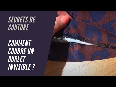 Comment coudre un ourlet invisible sur un pantalon - Jaspe Couture