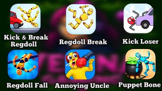 Kick&Break the Regdoll,Regdoll Break,Kick Loser,PuppetSmash,RegdollFall,AnnoyingUncle—EPIC GAMEPLAY🔥 screenshot 2