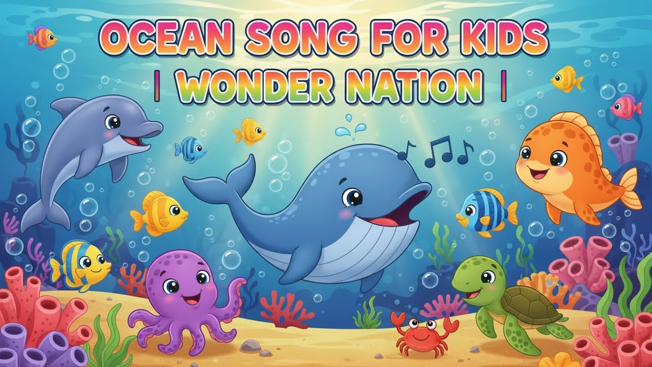 “OCEAN SONG FOR KIDS | WONDER NATION | Learn Sea Animals & Fun Sing-Along” 