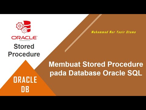 Video: Apakah prosedur dalam Oracle SQL?