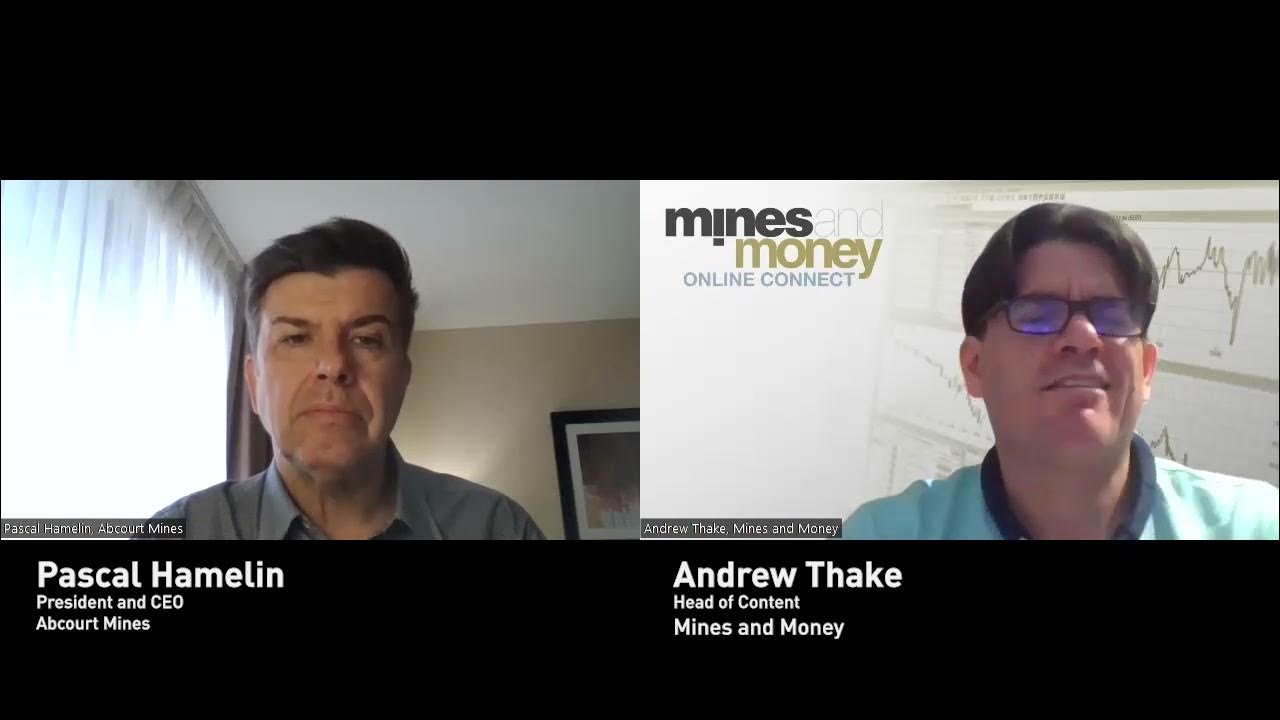Mines and Money TV - Pascal Hamelin, President and CEO of Abcourt Mines ...