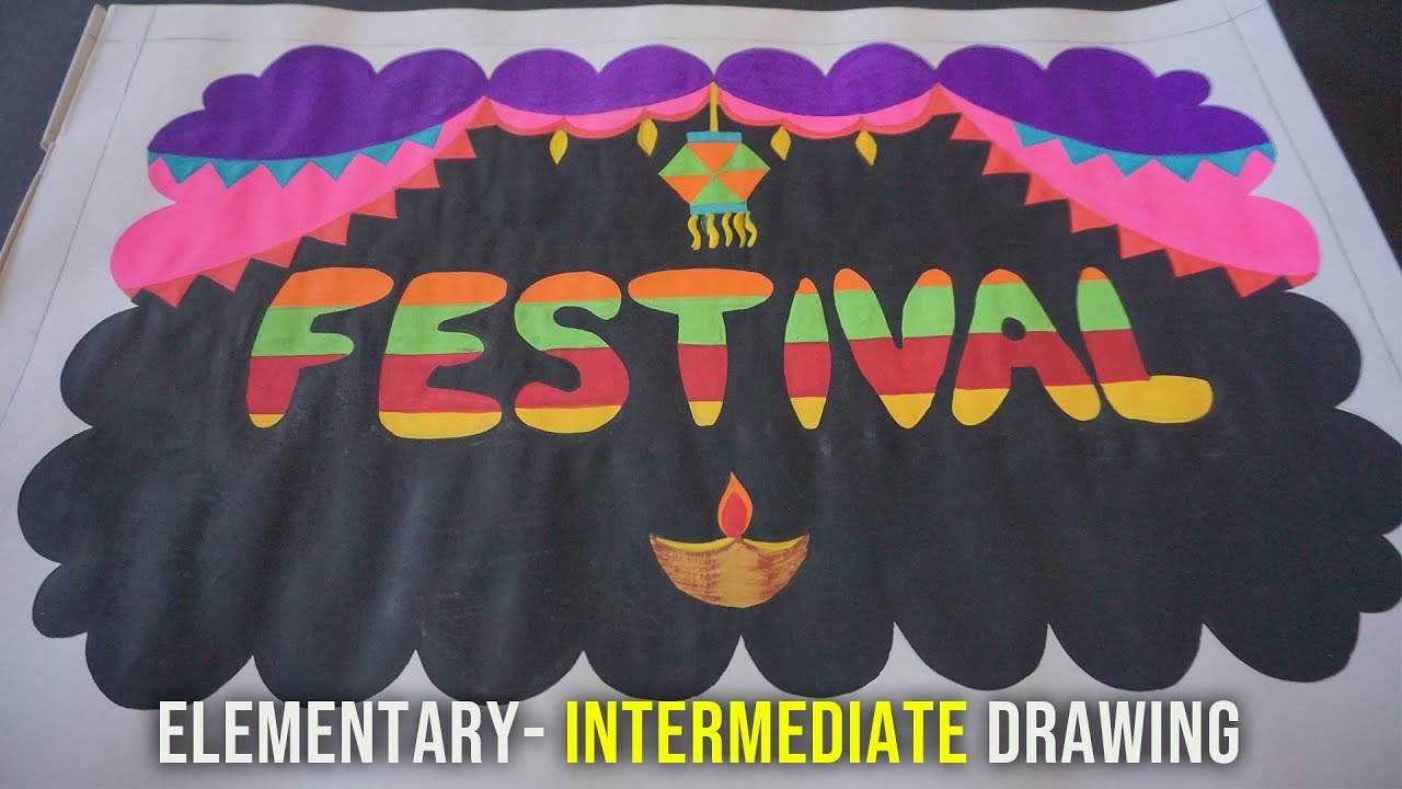 Elementary & Intermediate by my student Letter Writing drawing