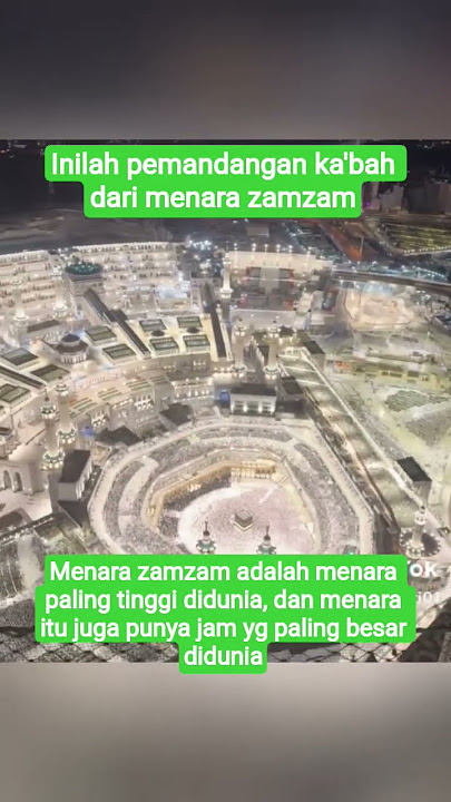 masya Alloh bagus banget 😱😱😱😱#menarazamzam #kabah #makkah #hajimabrur #umrohsunnah #baitullah #shots