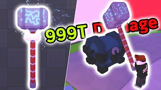 ค้อนพลังทุบที่แรงที่สุด ทุบจนเกมพัง Roblox Hammer Smash Simulator