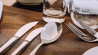 Honest Review   45 Piece Flatware Sets, Silverware Set for 8, Durab