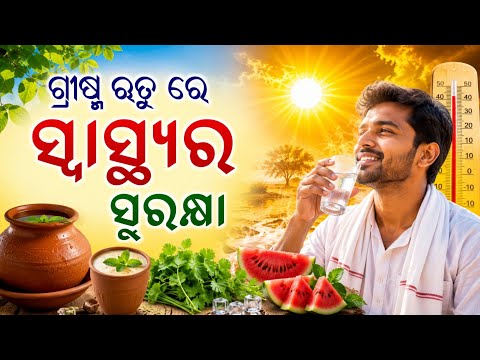 Summer Health Tips Odia ଗ୍ରୀଷ୍ମ ଋତୁ ରେ ସ୍ୱାସ୍ଥ୍ୟ ର ସୁରକ୍ଷା