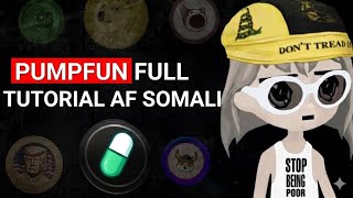 PUMPFUN Sida loo istcmaalo coins-na loogu sameeyo Full Tutorial Af Somali