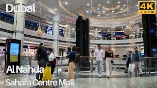 DUBAI SAHARA CENTRE MALL SHARJAH FULL WALKING TOUR 4K SHOPPING LUXURY BRANDS FOOD COURT