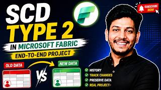 🚀 SCD Type 2 in Microsoft Fabric | End-to-End Data Engineering Project