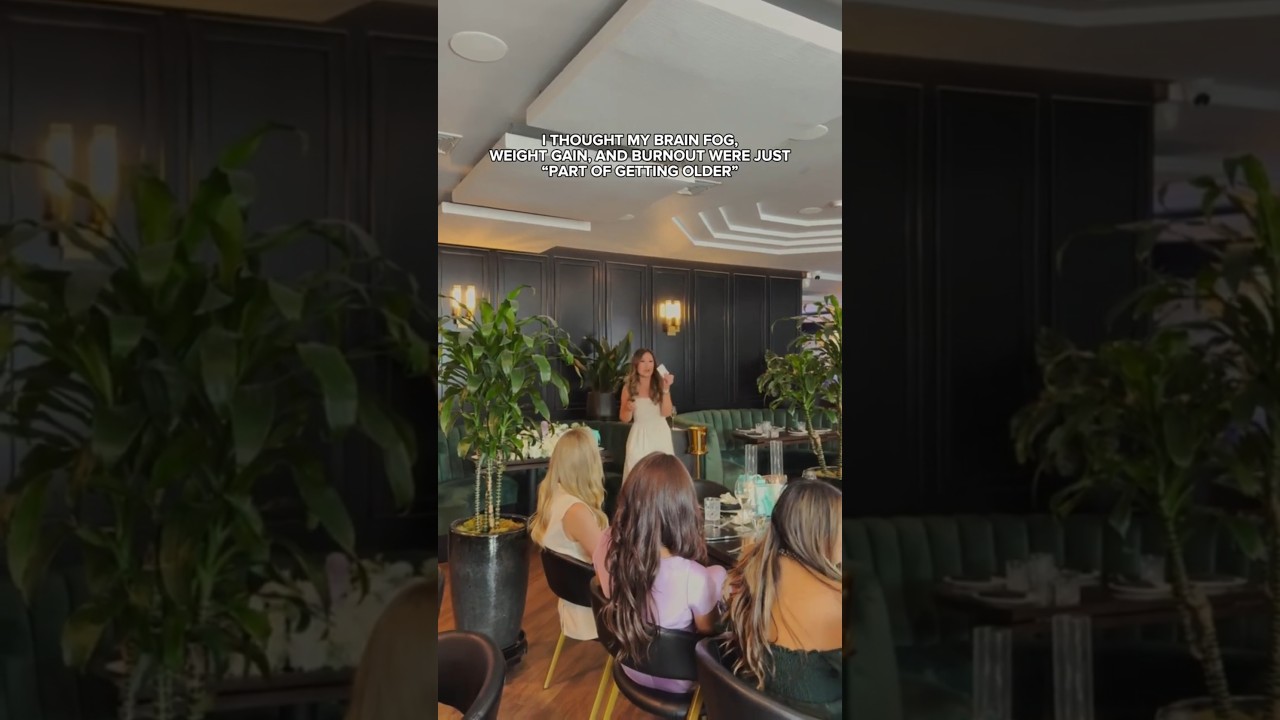 I blamed my foggy brain, stubborn weight, and burnout on “getting older” 😅