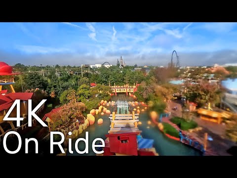  [4K] Dudley Do-Right's Ripsaw Falls - On Ride 2022 - Universal Orlando Resort - Islands of Adventure