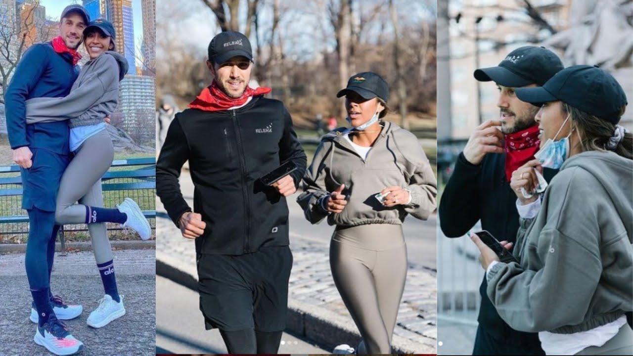 Running on romance! Bachelorette's Tayshia Adams and her fiancé, Zac