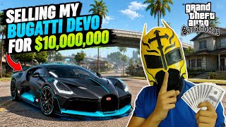 Selling Bugatti Divo For $10,000,000 in GTA San Andreas 😳🔥