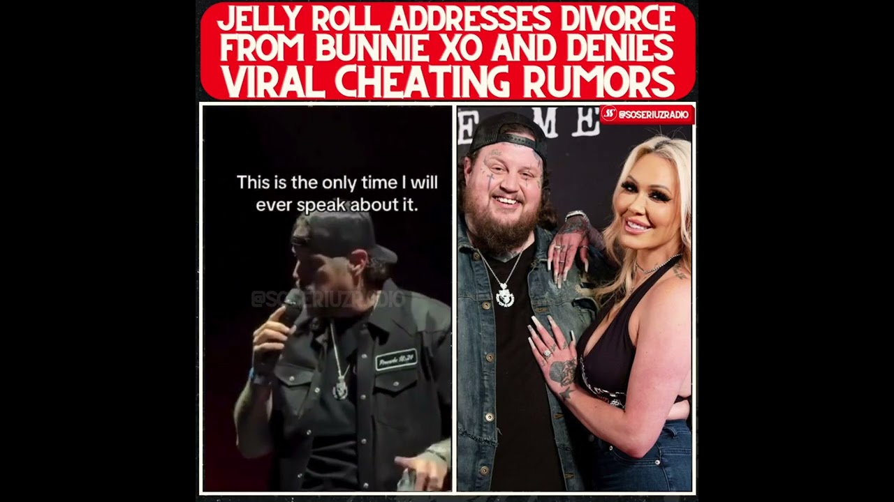 Watch JELLY ROLL REVEALS NO ONE CHEATED AFTER FILING FOR DIVORCE FROM BUNNIE XO! on YouTube Watch JELLY ROLL REVEALS NO ONE CHEATED AFTER FILING FOR DIVORCE FROM BUNNIE XO! on YouTube