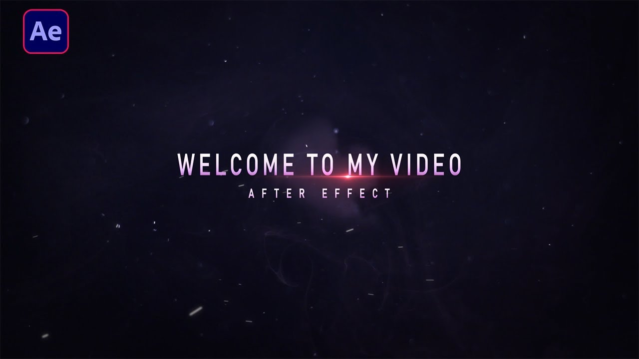 Cinematic title animation in after effect 2022- Adobe after effect