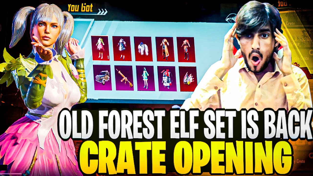 New Forest Elf Set Crate Opening || Jonathan Outfit is Back || PUBG MOBILE