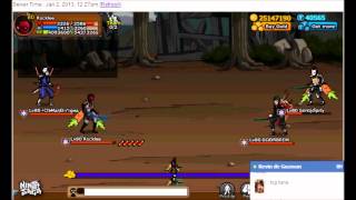 Ninja Saga 2 vs 2 Yoake user.. With Mandirigma screenshot 1