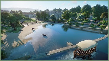 🦛Pygmy hippo habitat | Amalfina Zoo | Planet Zoo | speedbuild🌴