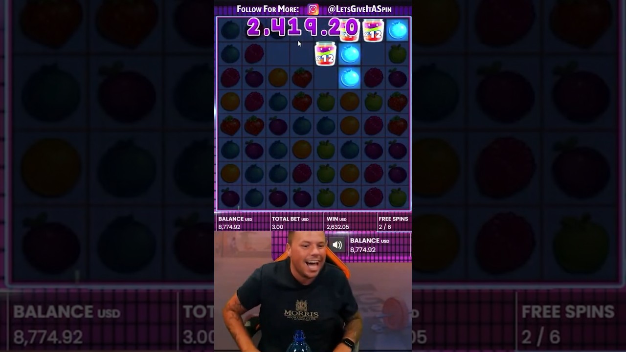 Большой выигрыш в Jammin Jars!