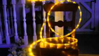 Amber Chasing LED Rope Light Kit