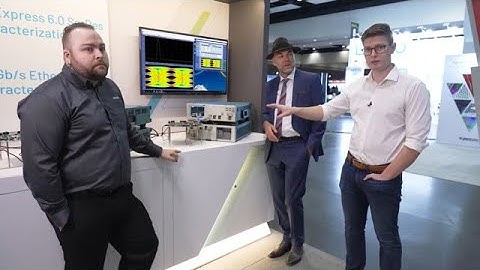 Tektronix 112 Gb/s Ethernet Demonstration with Synopsys Transmitter PHY