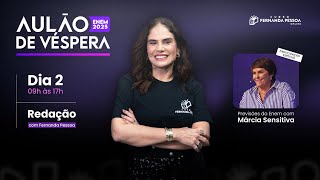 Aulão De Véspera - 2º Dia Redação Participação Márcia Sensitiva Enem 2025 No Cfponline