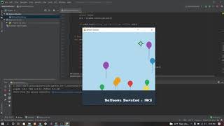 Balloon Shooter game in Python with source code | Source Code & Projects screenshot 1
