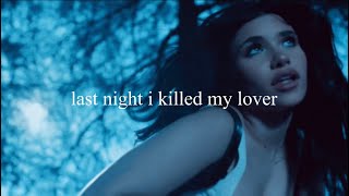 last night - nessa barrett (lyrics - unreleased) 🤍