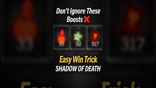 “90% Players Ignore This Boost ❌ | Shadow of Death Secret”#gaming #nsology #shadow #boost #shorts