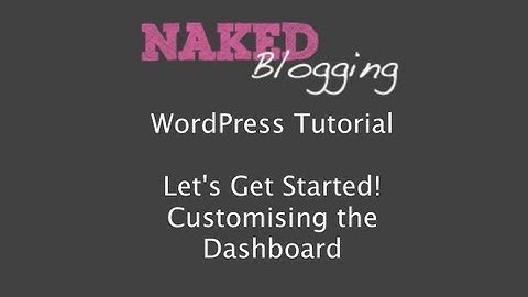 WordPress Tutorial - Let